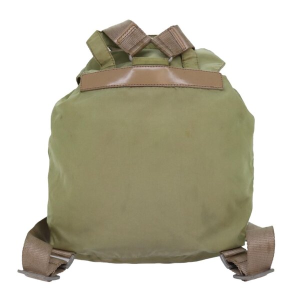 PRADA Backpack Nylon Khaki Auth - Picture 3 of 15